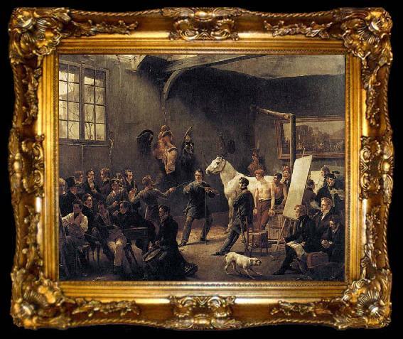 framed  VERNET, Claude-Joseph The Artist